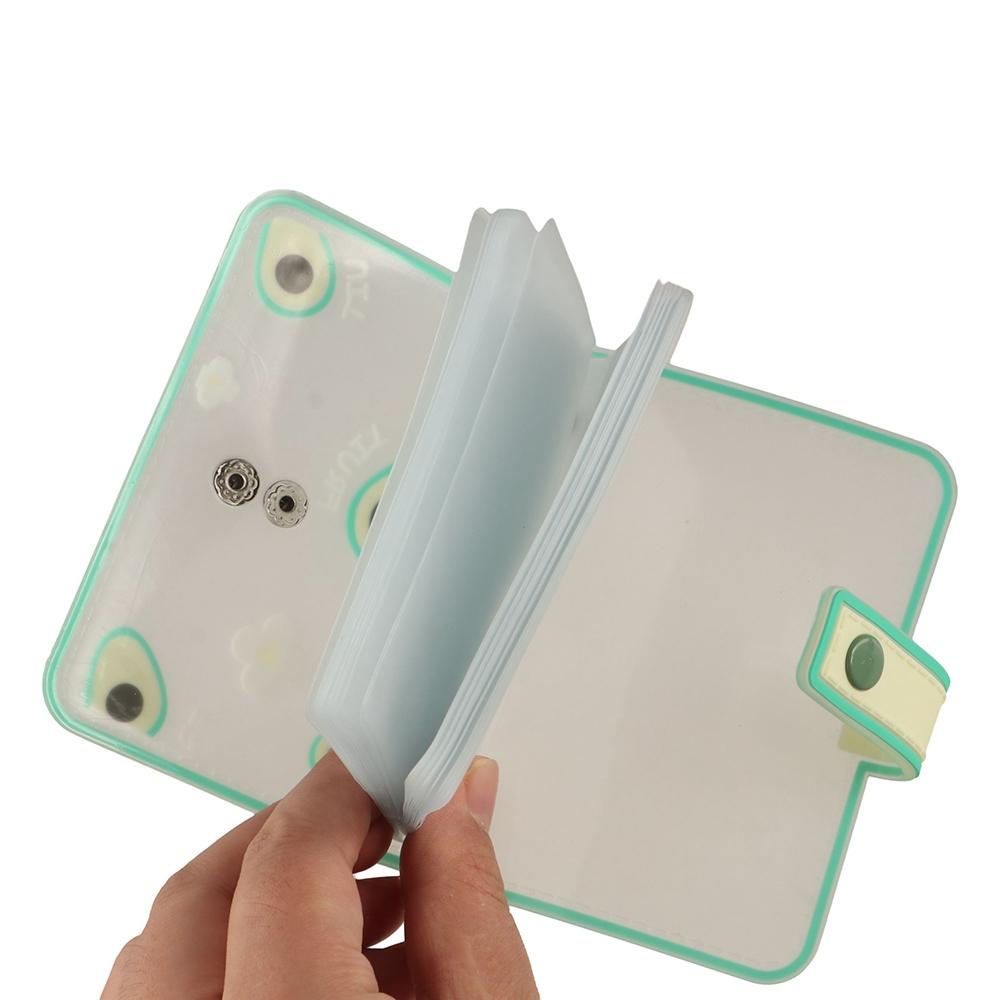 20 Bit Men Matte Transparent Credit Card Box Credit Card Pocket Cartoon Card Holder Card Bag
