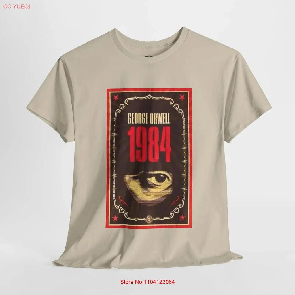 1984 T Shirt George Orwell Big Eye Retro Mystical Vintage Book S 5xl Vintage Casual Fashion Streetwear Homme Soft