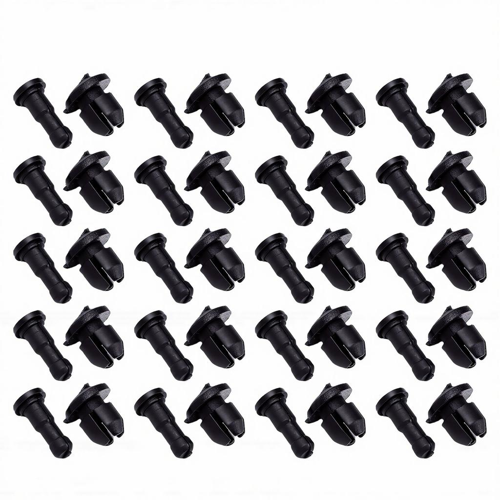 20pcs Splash Shield Retainer Clips Push Type 90657 SB0 003 Replacement for CR V 2002 2006