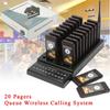20Pcs Wireless Restaurant Coaster Pager Guest Call Paging Queuing Calling System New