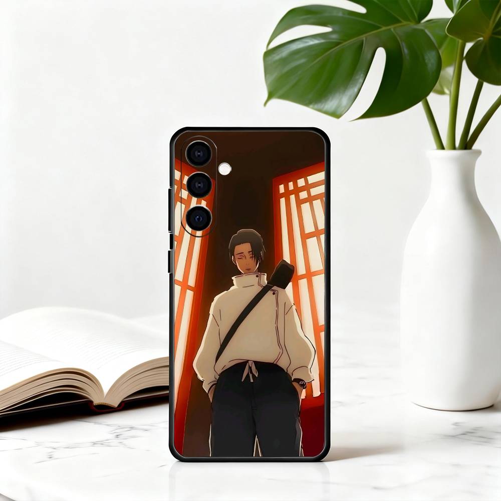 J-Jujut-su K-Kaisen O-Okkotsu Y-Yuta-OY Phone Case Black Silicone Soft For Samsung Galaxy A73,A72,A71,A70,A53,A52,A51