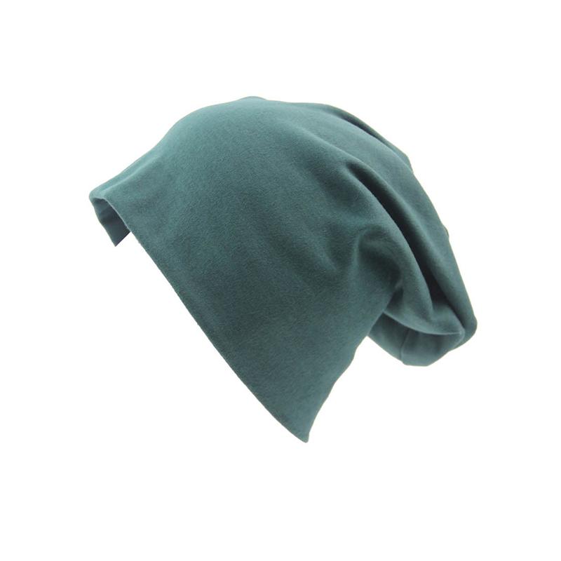 1Pc Cap Oversized Women Ladies Solid Color Mens Skateboard Slouch Beanie Hat Polyester