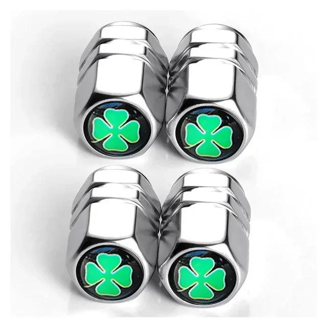4Pcs Tire Valve Stem Caps, Universal Car Wheel Air Valve Dust Proof Covers for Cars, Trucks, SUVs, Bikes and Motorcycles Amagi