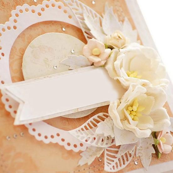 3 Stücke Blatt Metall Stanzformen DIY Scrapbook Prägen Papier Karten Album Kunst Schablone