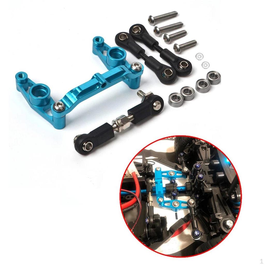 RC Car Steering Set for TT02 TT02B 1:10 Scale Flat
