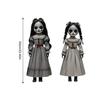 2pcs Halloween Ghost Doll Ground Insertion Decoration Horror Style Outdoor Courtyard Logo Decoration Female Ghost Doll Outdoor