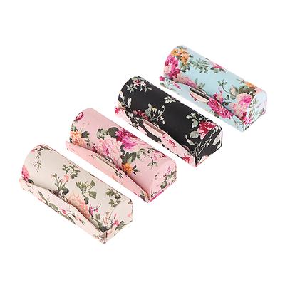 Custodia per rossetto Mini specchio Scatola per lucidalabbra Disegni floreali Retro Portagioie ricamato Donna Bellezza Trucco Contenitore Regalo