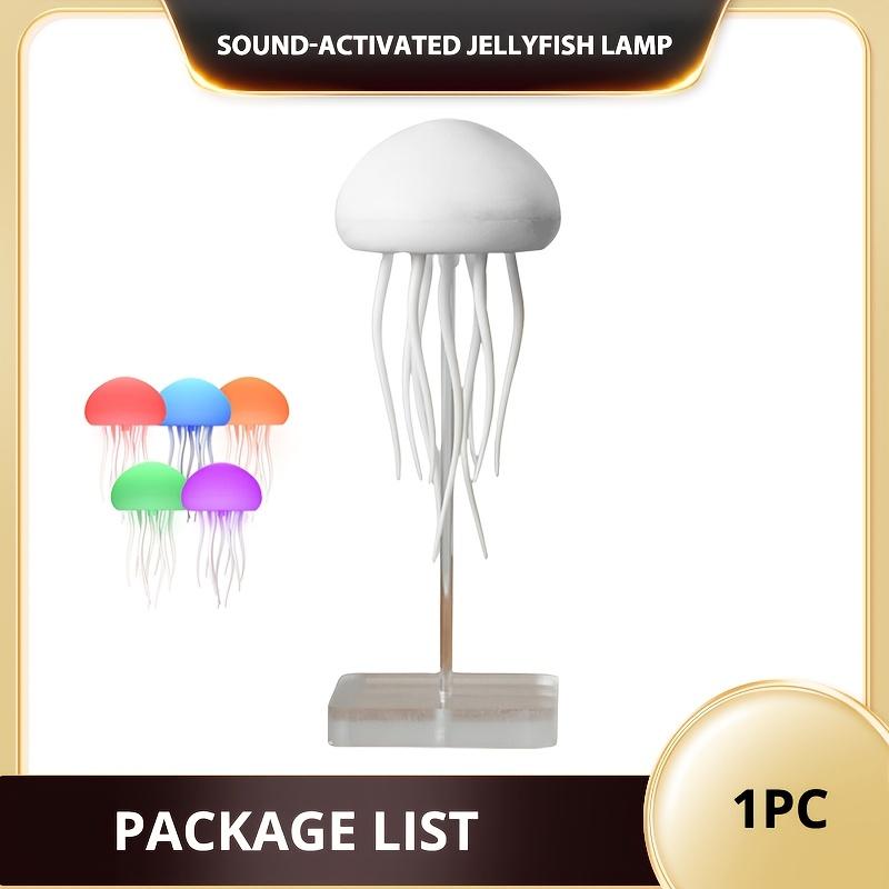 

Modern Jellyfish Color-Changing Night Light Features a polished plastic base Ocean-themed illumination Rechargeable