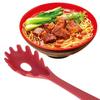 Silicone Pasta Fork Heat Resistant Noodle Spaghetti Strainer Server Spoon Tool Sale Goods