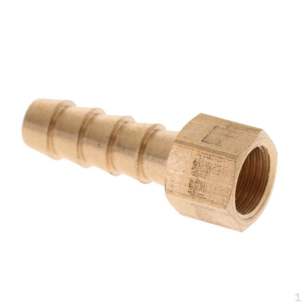 

Made Brass Hose Barb Fitting BSP Female Coupler Fuel 3