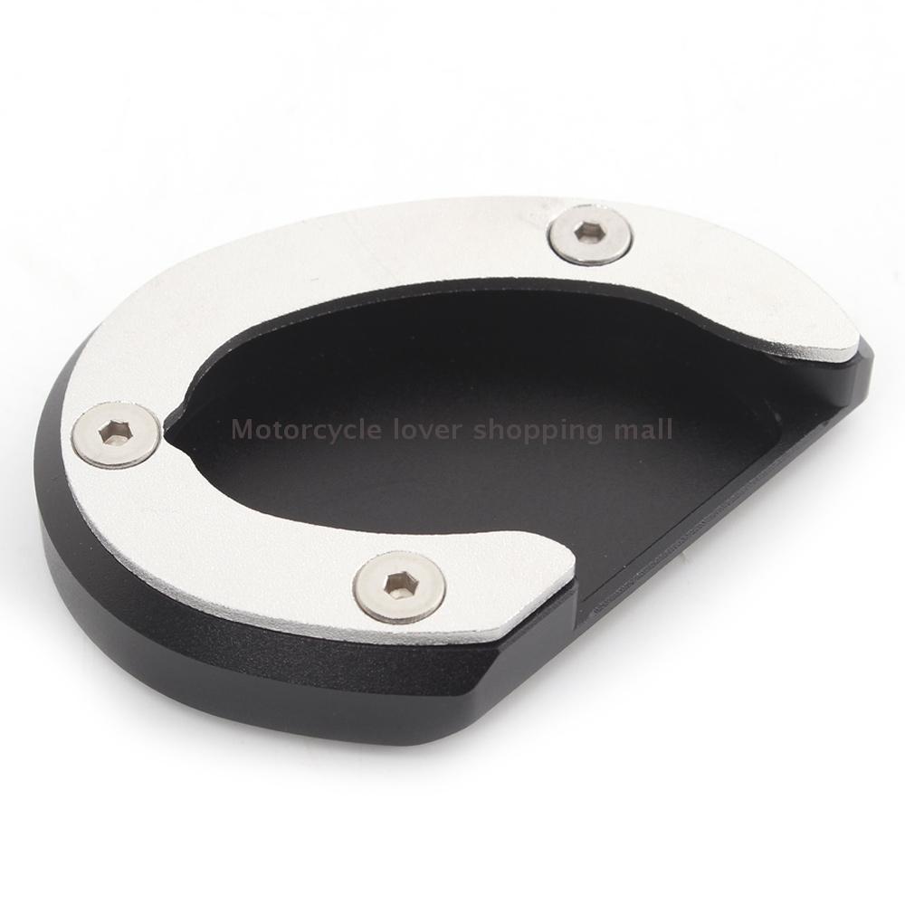 Moto Side Stand Extension Enlarge Pad Foot Support Cover Accessory For Triumph Bonneville Bobber T100 T120 2016-2020