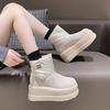 Fashion 2024 Fashion Winter Women's Snow Boots 8CM Sneakers Waterproof Warm Plush Mid-calf Boots Outdoor Anti-skid Fur Inside Shoes
