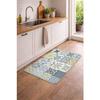 Tapis de cuisine décoratif - EDEN - motif carreaux de ciment - 45 x 75 cm - Rectangulaire - Antidérapant