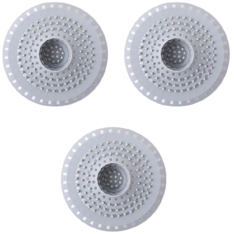 Not Clog Drain Guards Flexible Silicone Hair Catcher Reusable Strainer Odor Prevention Simple For Sink Shower Bathtubs