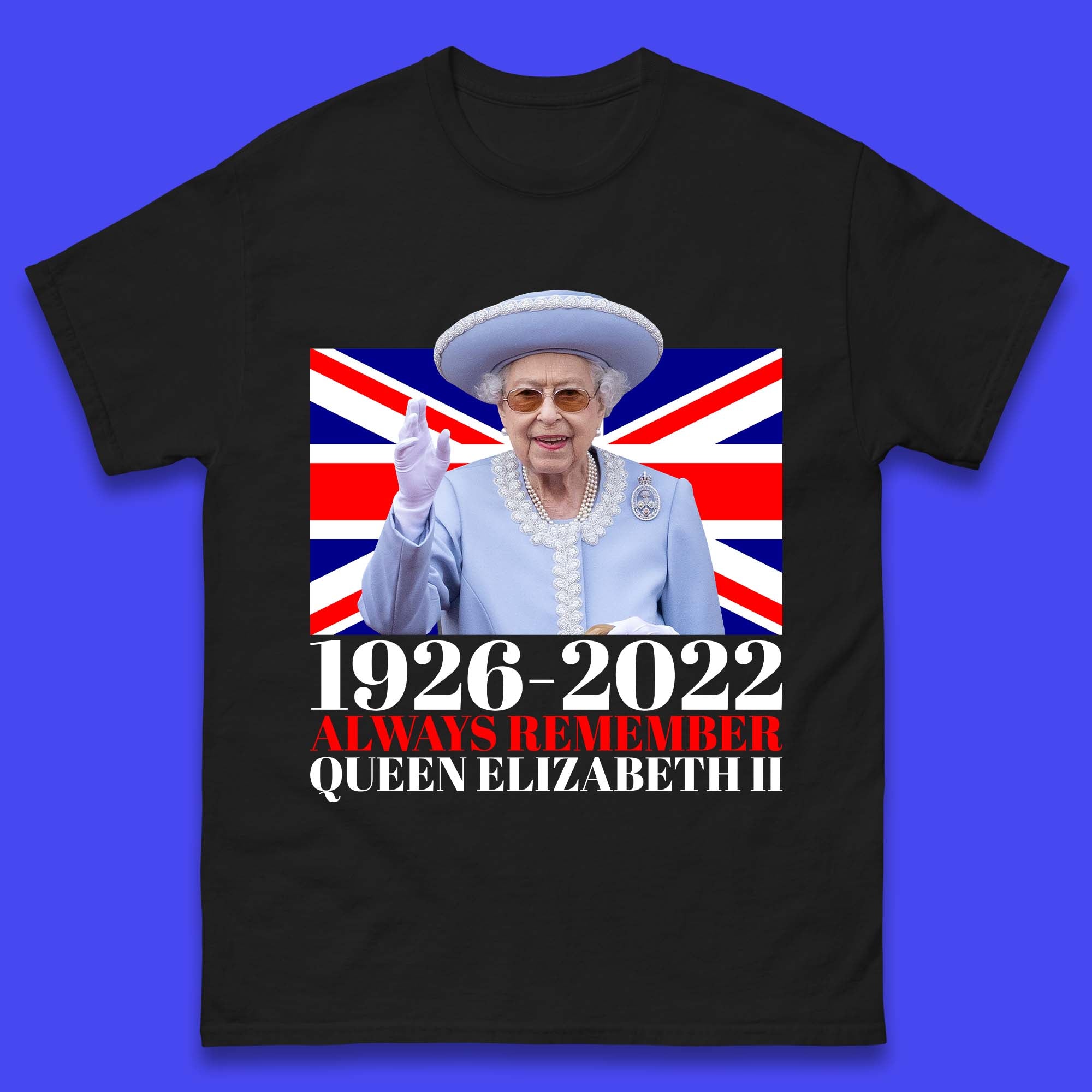 1926-2022 Queen Elizabeth II Mens T Shirt Womens Tops Tees 3XL