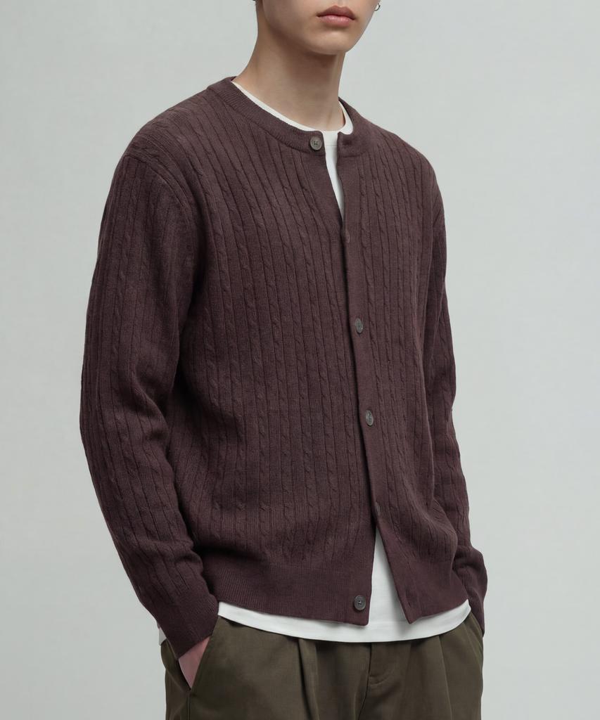 Veryvain Viscose Cable Cardigan - 8 Color