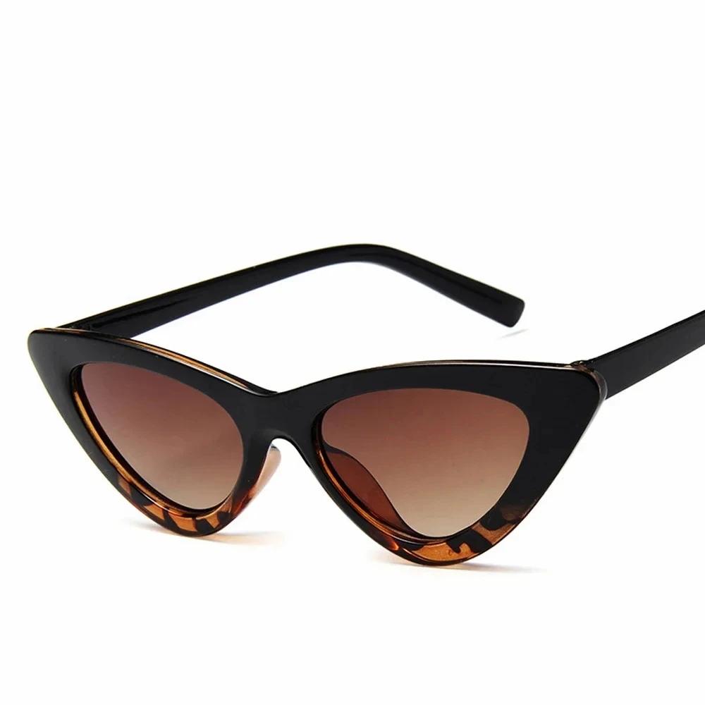 Vintage Cateye Sunglasses Women Retro Small Cat Eye Sun Glasses Designer Colorful Eyewear For Female Oculos De Sol