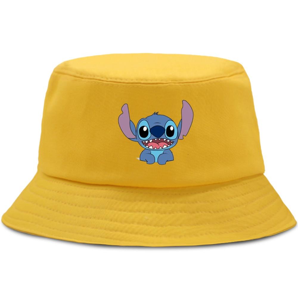 Disney Lilo And Stitch Stitch Pink Tie Dye Bucket Hat Uv Protection And Breathable Fabric