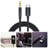 Type C To 3.5mm Audios Cable USB C To 3.5mm Cord for High Fidelitys Sound In Car &Headphone Support Noise Cancellation