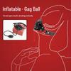 Dop de gură gonflabil portabil SM: Mingie și Extensor Silicon Anti-Vomă cu Blocare pentru Bărbați și Femei.