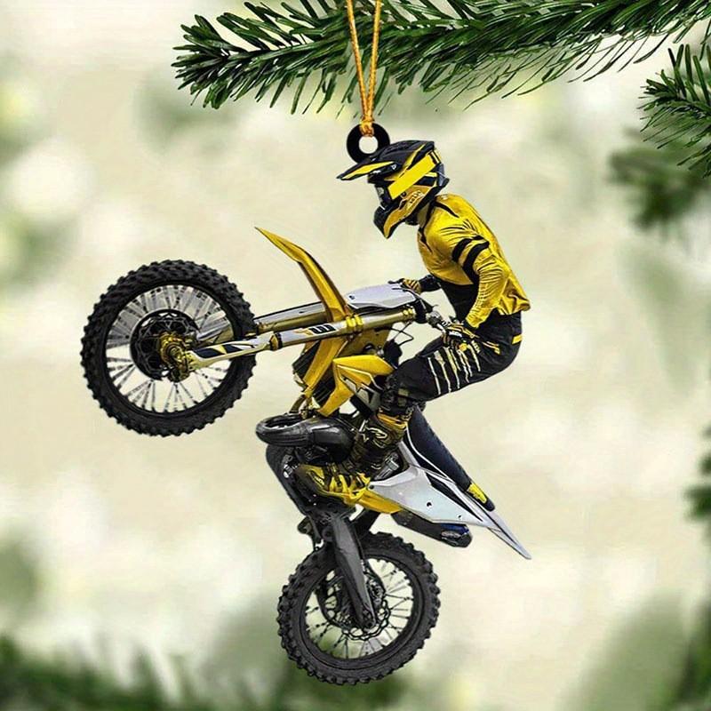 

Креативный внедорожный мотоцикл, мотоциклетные ботинки памятная декоративная подвеска рождественская подвеска-зеркало заднего вида для автомобиля брелок-рюкзак подвеска