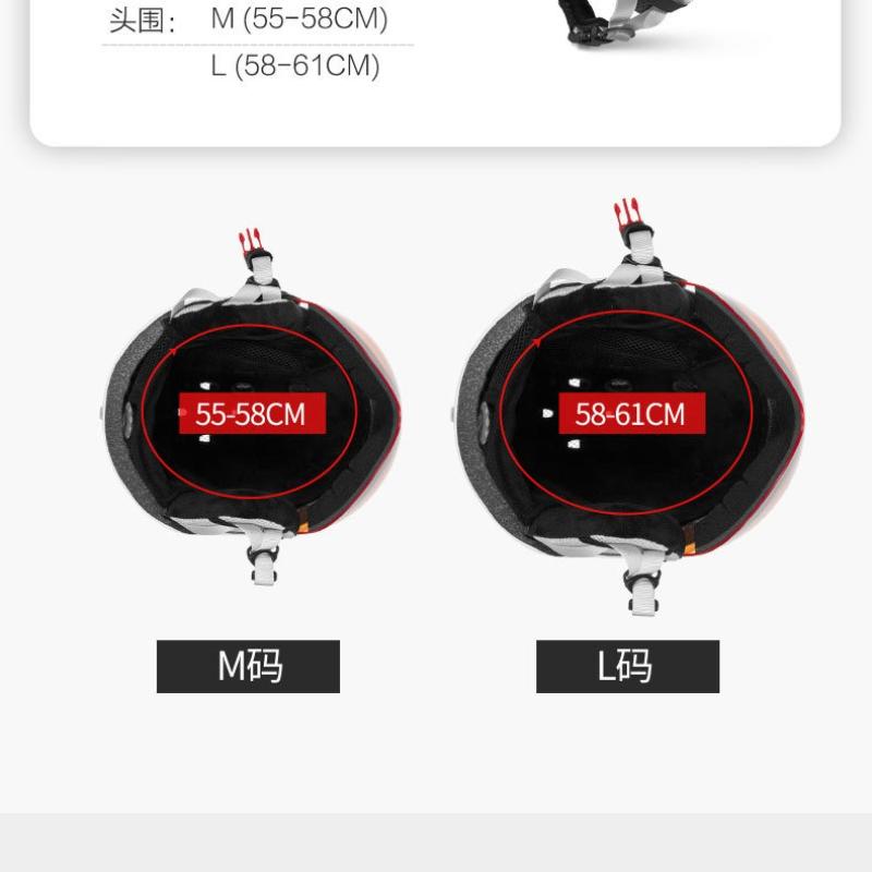 Snow Helmet, Male and Female Adult Ski Helmet, Single and Double Board Equipment Protective Gear, Snow Helmet Lightweight Collision Avoidance