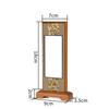 Urban Workshop Acala Standing Hanging Scroll Wooden Frame Buddhist Altar Accessories Mini Size 20cm High X 9cm Wide (Walnut Color)