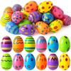 12/24PCS Golden Easter Eggs Plastic Empty Easter Egg Party Yard Game Prizes Supplies Children's Toys DIY Easter Home Decoration