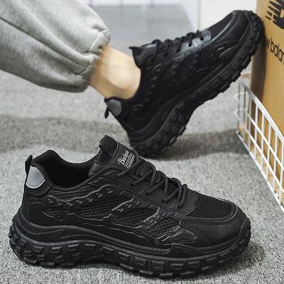 Buty męskie Wiosna Nowe Oddychające Siateczkowe Buty Sportowe dla Męskie Modne Wszechstronne na Grubej Podeszwie Antypoślizgowe Buty Codzienne Modne Buty Taty
