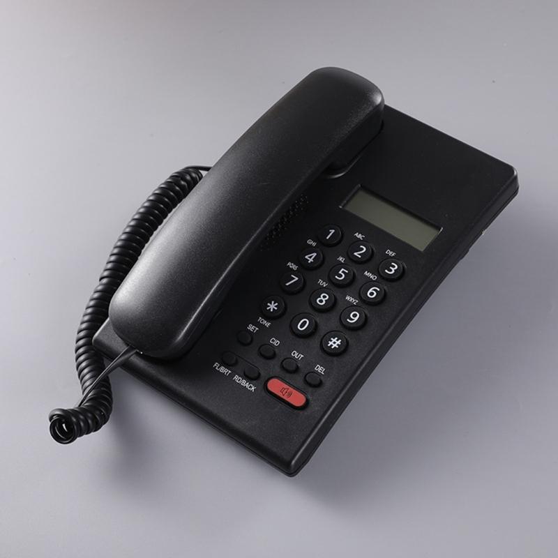 Kabelgebundenes Festnetztelefon Festnetz-Schreibtisch-Festnetztelefon Geräuschunterdrückung Anrufe Geeignet für Zuhause Hotel Büro