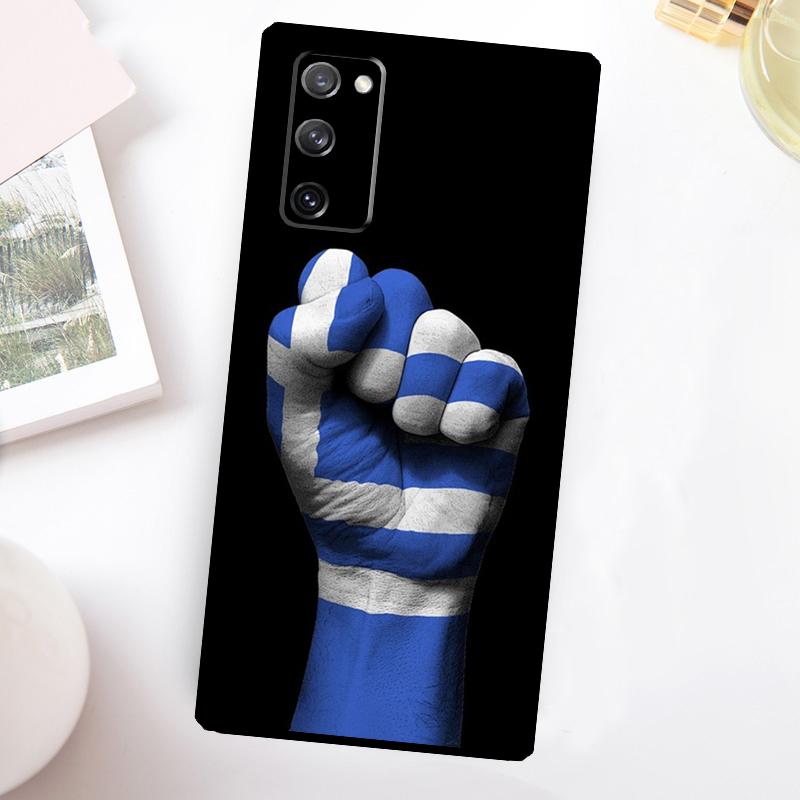 Greece Greek Flag Phone Case For Samsung Galaxy S26 S25 Ultra S24 FE S20 S21 FE S22 S23 Plus S10 S25 FE Cover