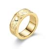 Titanium Steel Ring: Fashionable Men's Stainless Steel Hand Jewelry in European and American Styles.