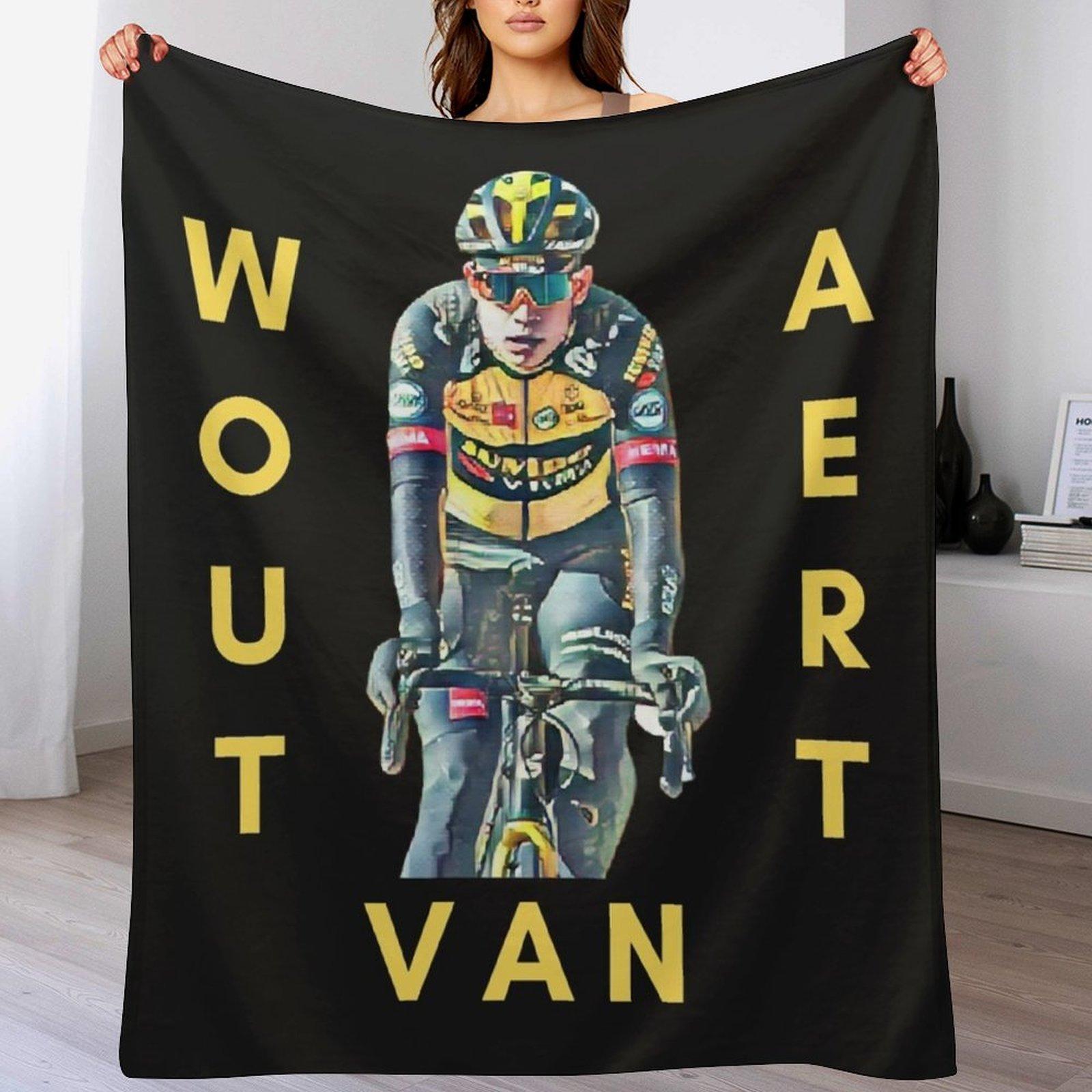 Wout Van Aert Essentiel Wout Van Aert Couverture Douce Chaude Cadeau pour Grands-Parents Size: 75*100cm, Weight: 230 GSM gray