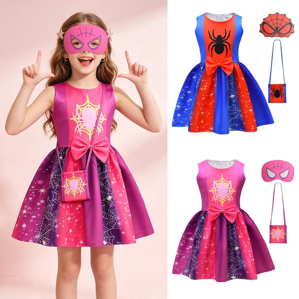 Girls' Sleeveless Role Play Costume Dress for Kids