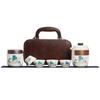 Travel white porcelain gifts Guochao Splendid Mountains and Rivers Outdoor Kung Fu Tea Set Small Set Portable Kuaike Cup