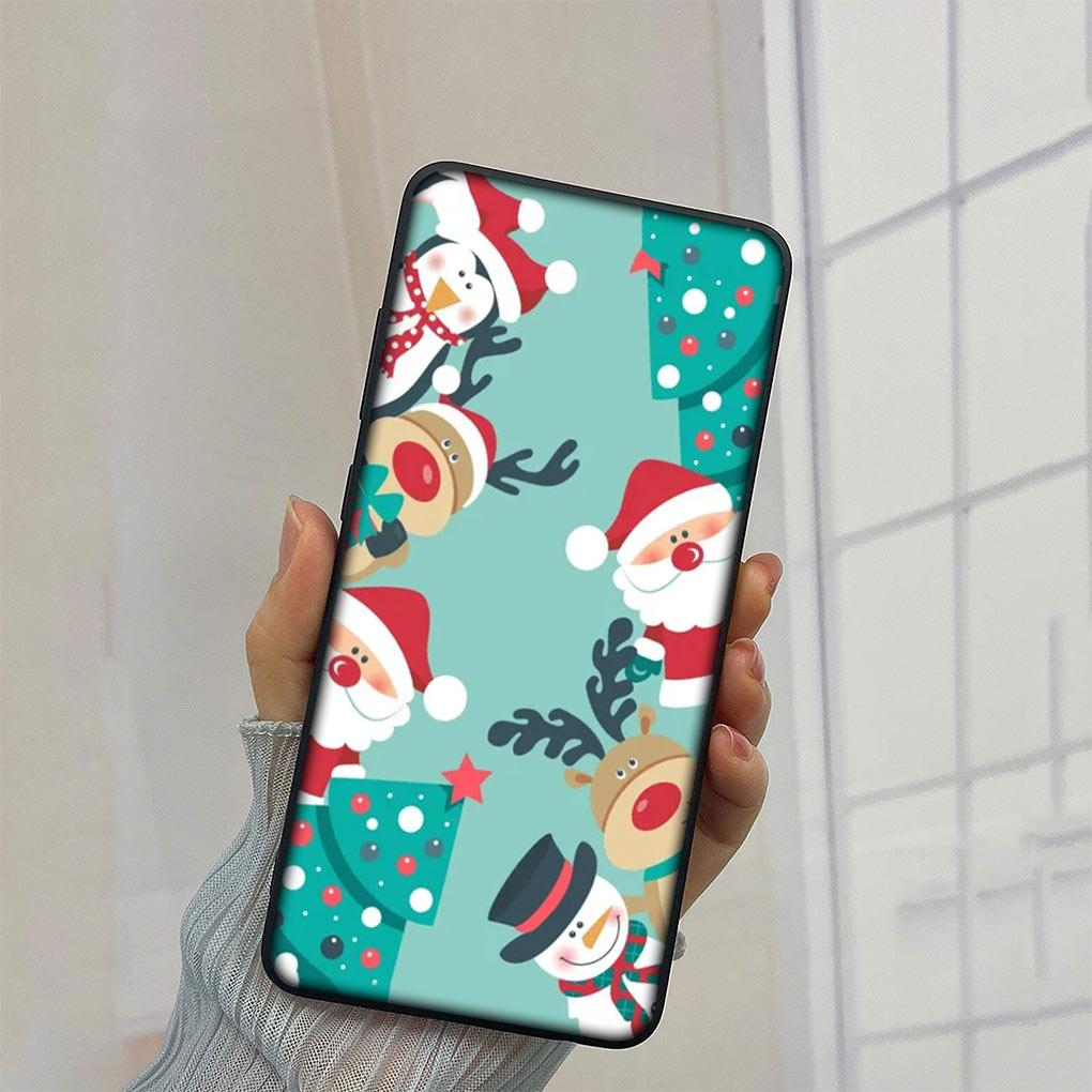 

Merry Christmas Tree Deer Santa Claus Gift Phone Cover for Realme C55 C35 C3 C25 C11 C31 C30 C33 8i 6i 6 9I 8 Pro Soft TPU Case Realme 8 5G