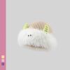 Cute and funny plush knitted hat children keep warm in winter new little monster horn ear protector hat shows small face