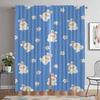 Rabbit Curtains Child Room Blackout Curtain for Room 2 Panel Tulle for Bedroom Partition Shades Halloween Decoration Living Home