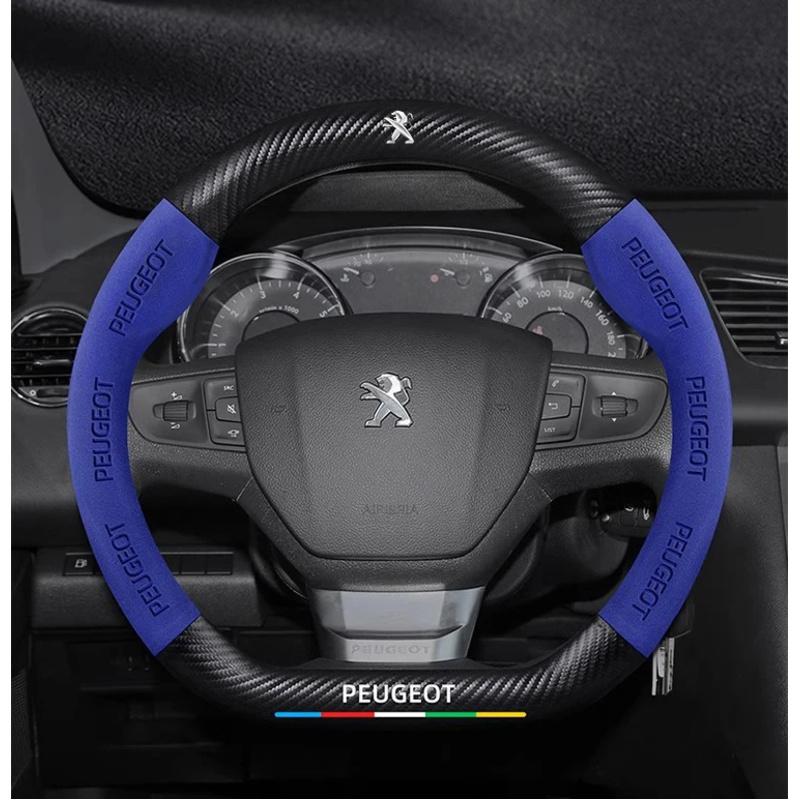 Car Steering Wheel Cover For Peugeot 106 107 108 206 207 208 301 307 308 406 407 408 508 607 2008 3008 4008 5008 GT RCZ Rifter ENH5