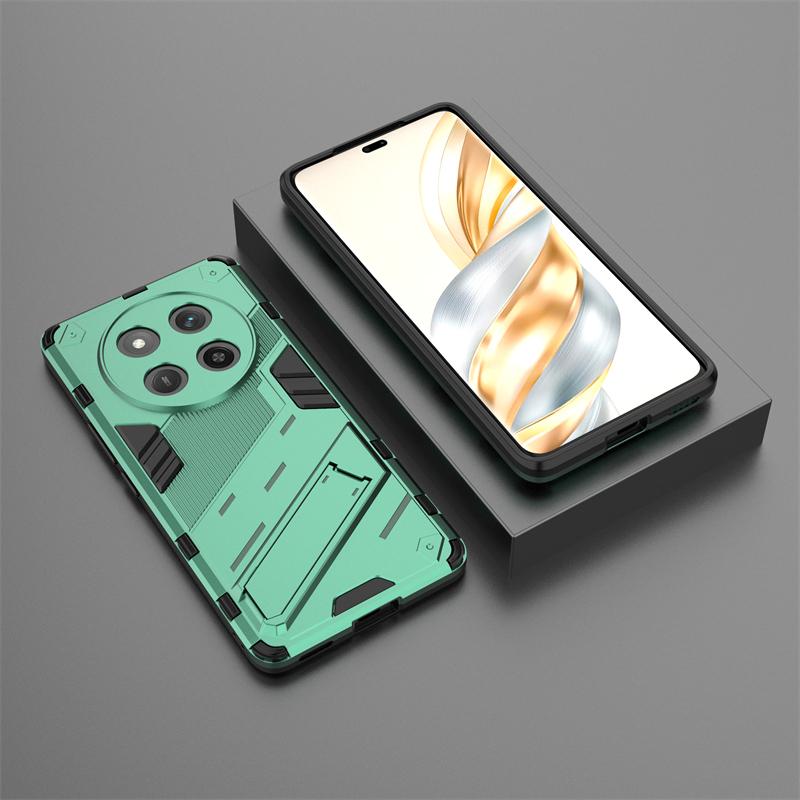 Punk Bracket Phone Case For Honor X60 Pro 5G China Celulares Shell Bumper Shockproof For Honor X60 Funda Para Back Cover