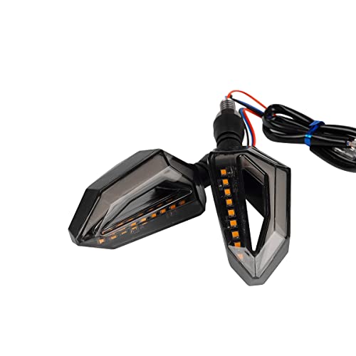 

SZYUMO 2 шт. универсальные светодиодные указатели поворота для мотоцикла 12 В IPX-6 водонепроницаемые дневные ходовые огни индикатор мигалка