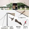 Naturehike Official Shop Tarp Sun Shade Car Side Tarp Sunscreen Waterproof With Pole Compact For People Light Shielding Heat Shielding Windproof For