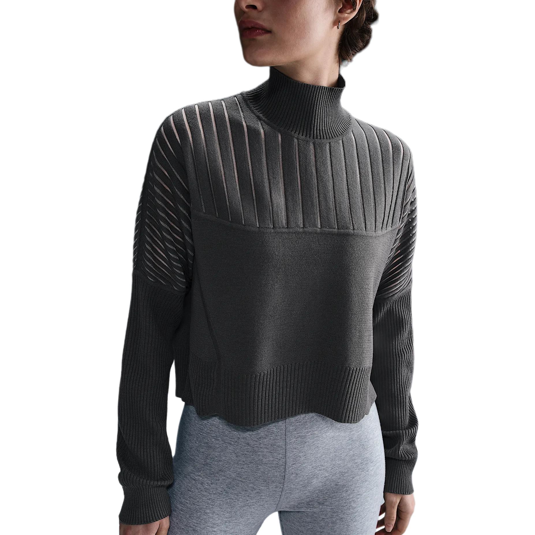 

Nike Every Stitch Considered SS25 Knitted Comfortable Fashion Sweater Women sweater Midnight-Fog HM6493-039 XL