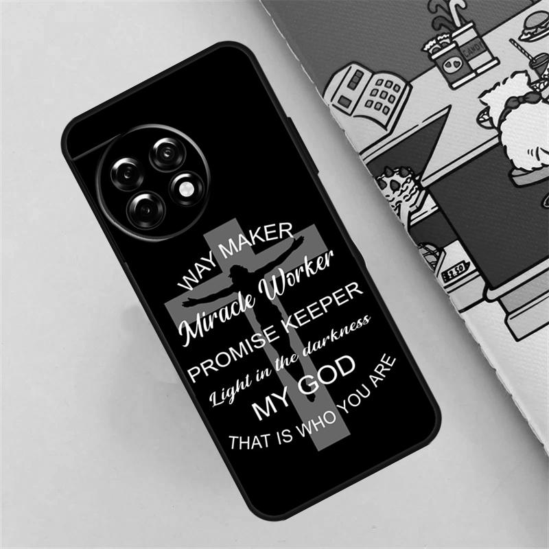 Bible Jesus Christ Case For OnePlus 12R 12 11 10 9 Pro 10R 9R 8T 10T Nord 3 2 CE 4 Lite N10 N20 N30 Back Cover