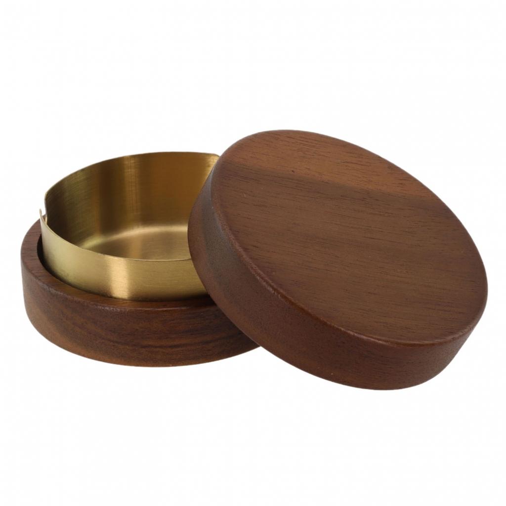 Spacious Wooden Tray with Detachable Stainless Steel Liner