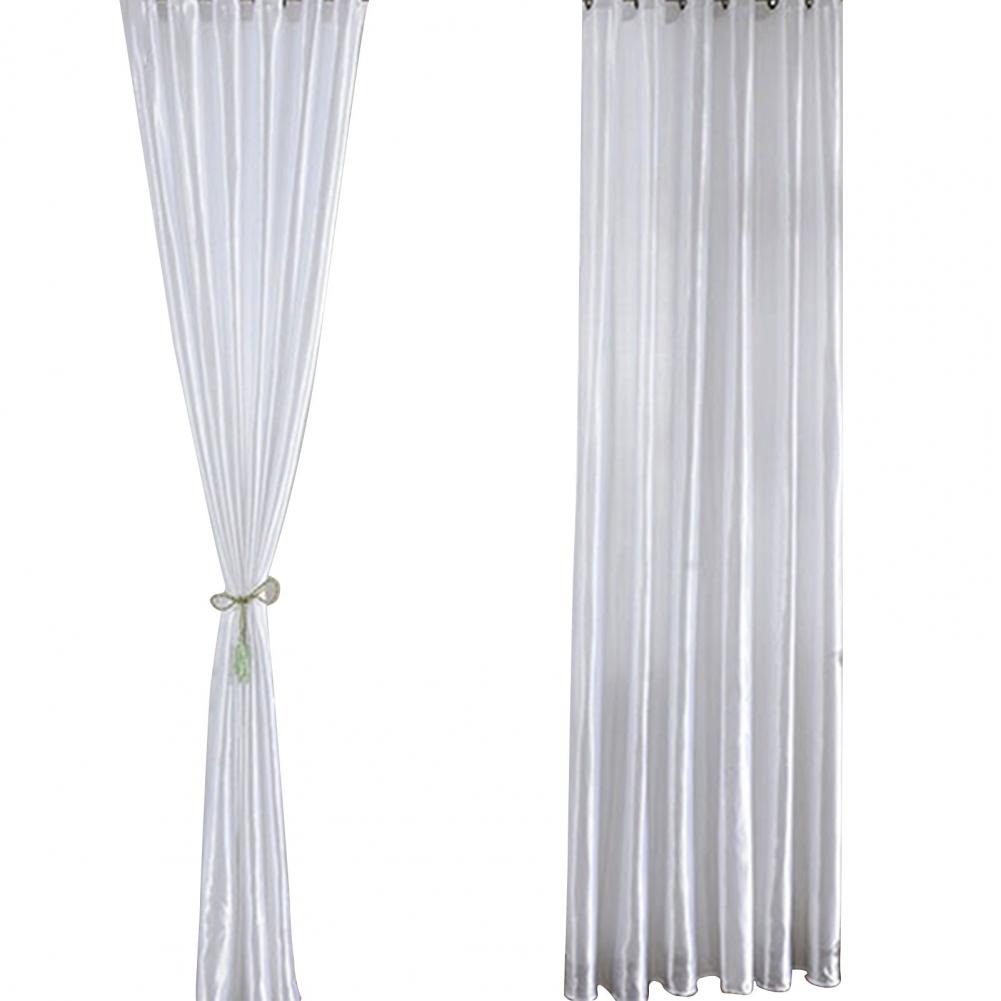 

Window Curtain Modern Simple Bedroom Decorative Blackout Curtain Living Room Window Shade Window Valance Drape Home Decoration 100cmx200cm білий