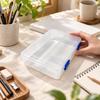 Transparent Resin Writing Utensil Container Versatile for Home