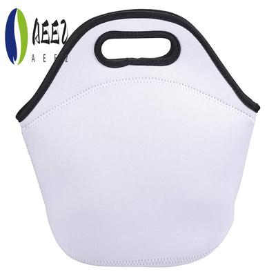 AEE2-Sublimation Blank Lunch Bag Reusable Insulated Thermal Lunch Box Lunch Bag With Zipper