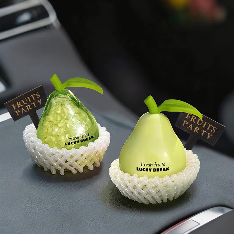 Pear Car Vent Air Freshener & Deodorizer - Adjustable Interior Fragrance Diffuser