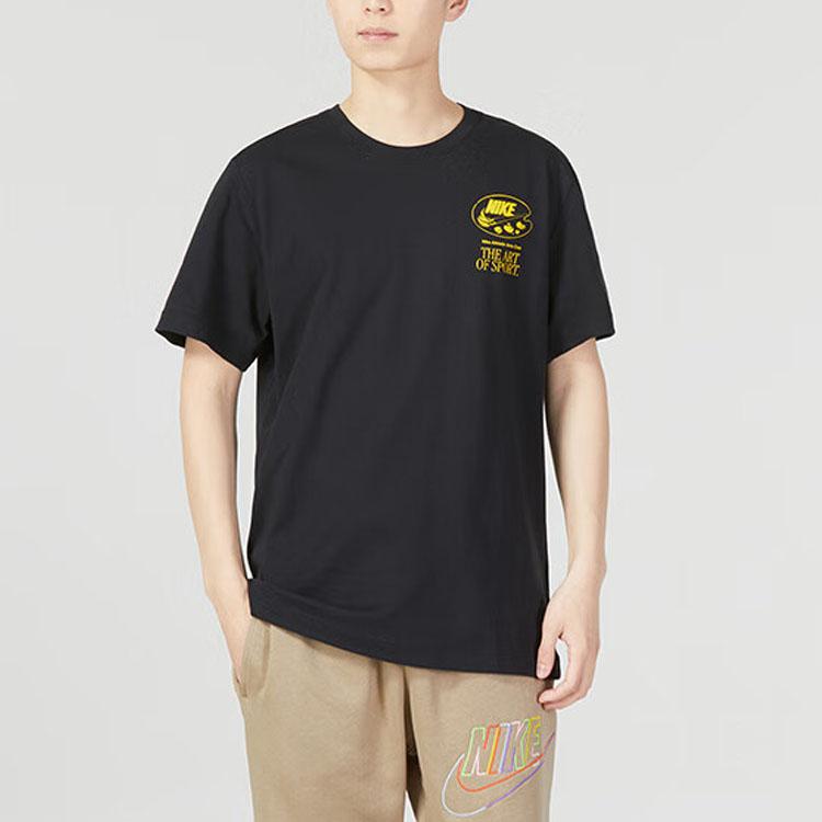 New Nike T Shirts Men Black FB9799-010